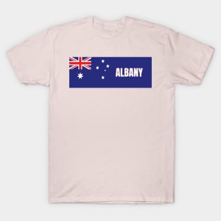 Albany City in Australian Flag T-Shirt